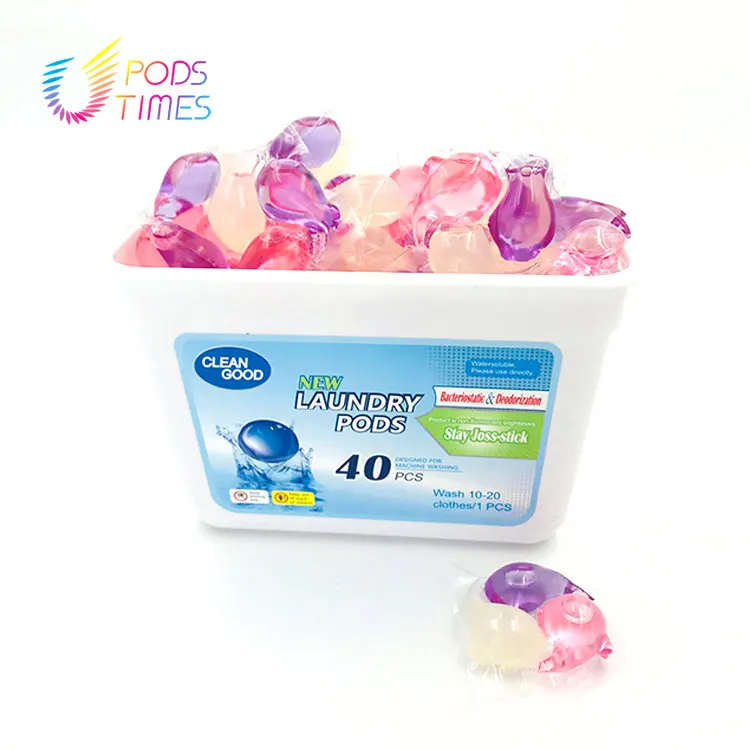 Factory Price Washing Capsules Foam Laundry Detergent Pods 3 in 1 Laundry Balls