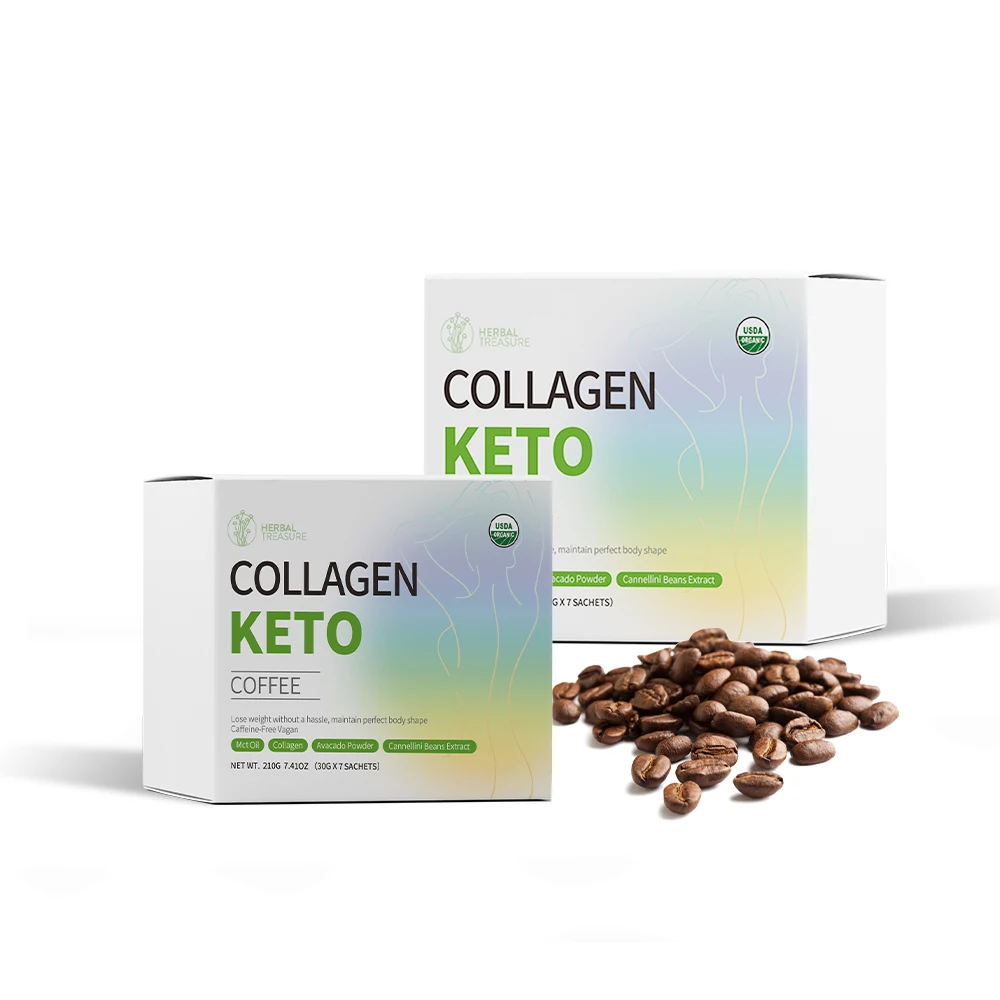 Herbal Keto Coffee Soluble Powder Weight Loss Drink Healthy Meal Replacement mushroom coffee with medicinal mushroom extract