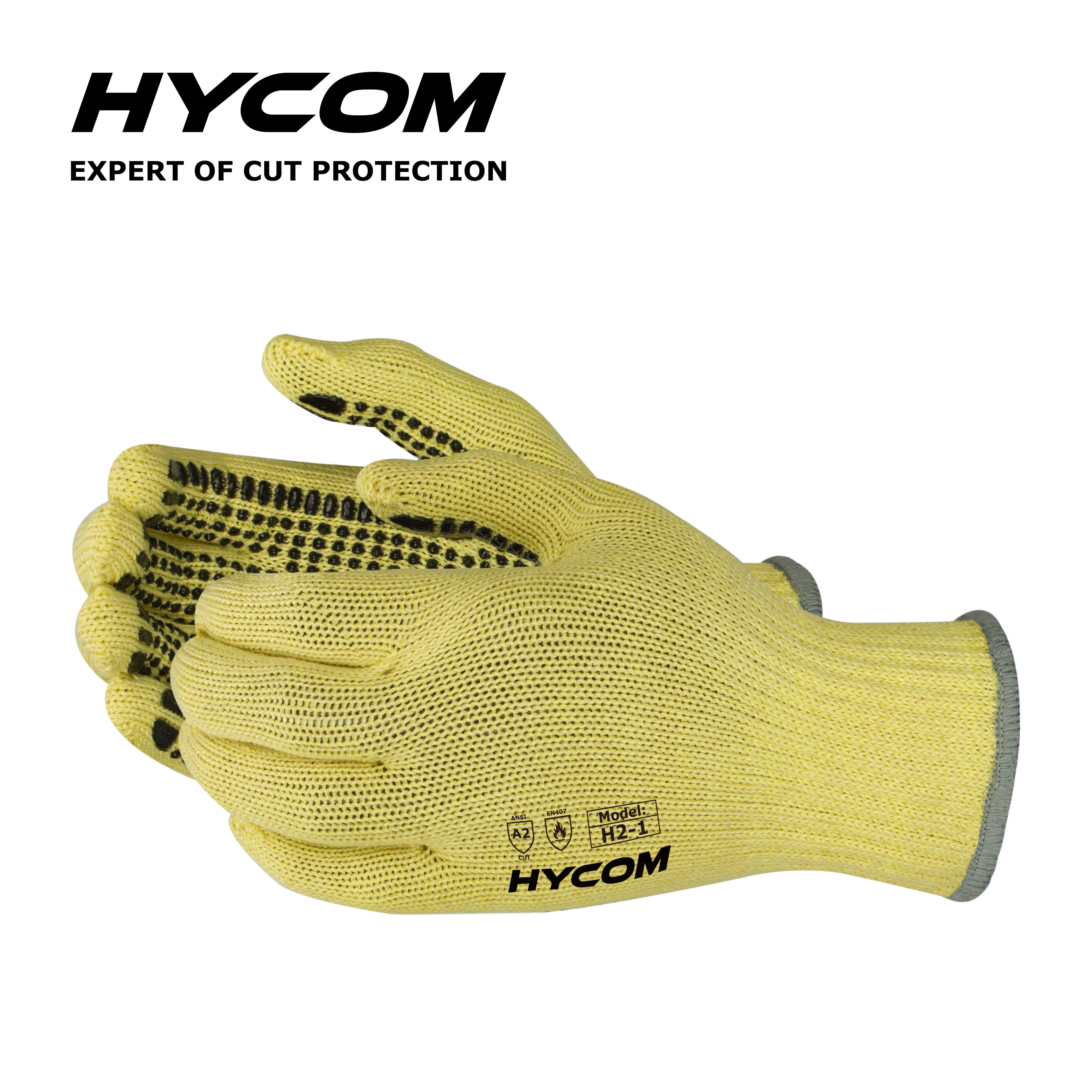 High Quality Anti Cut labor safety aramid heat resistant gloves
