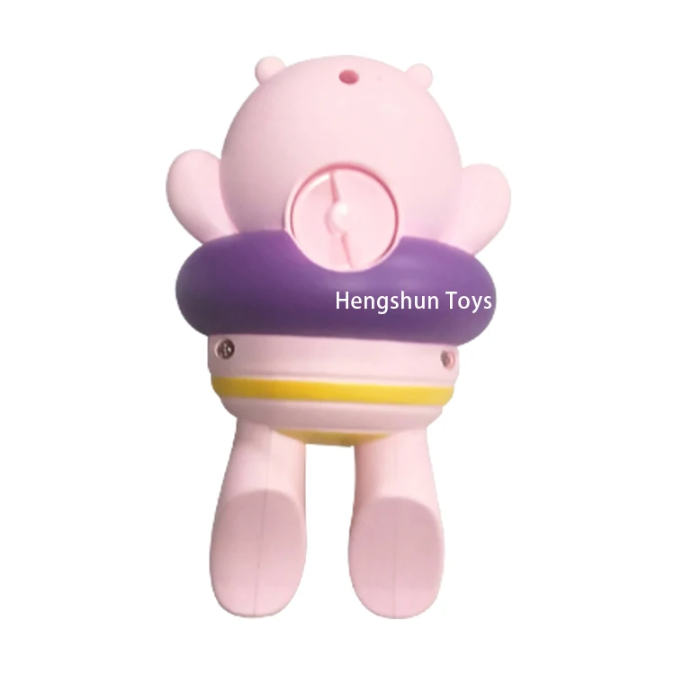 
Cartoon popular kid bear wind up floating bath toy 