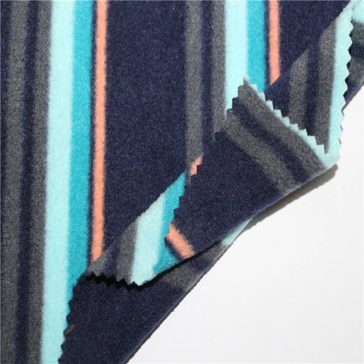 custom wholesale print terry cloth fabric 100 polyester polar fleece fabric for jacket
