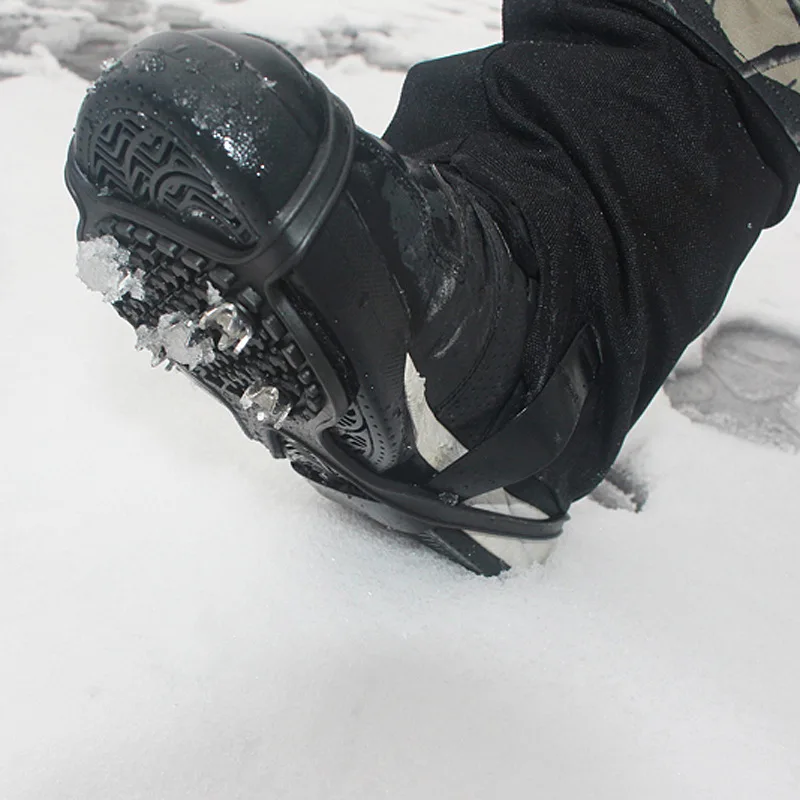 Non Slip Snow Shoe Spikes Winter Anti Slip Ice Grips Cleats Crampons Climbing Outdoor Shoe Crampons Snow Shoes Aluminum Outdoor