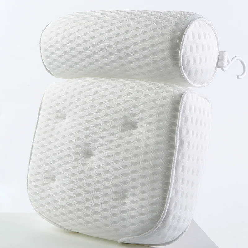 Wholesale Eco-friendly Bathtub Pillow Headrest Relaxing Bathroom Accessories Spa Bath Cushion