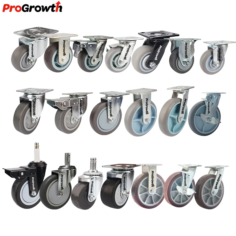 manufacturer customized wholesale PP PVC PU TPR TPE rubber various caster wheels OEM for furniture Hardware Industry