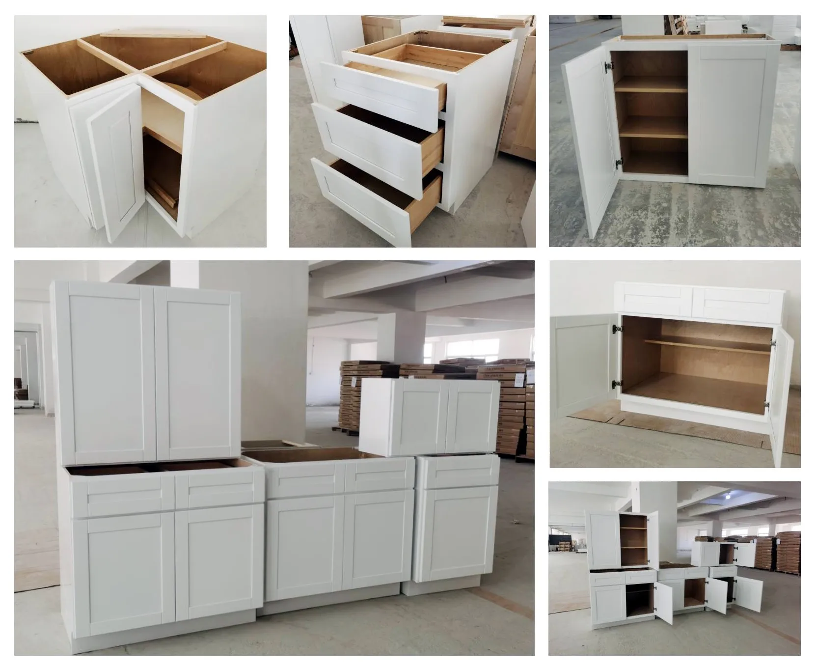 New Modern Customized Home Wood Furniture Laminated MDF Kitchen Cabinet hot sale