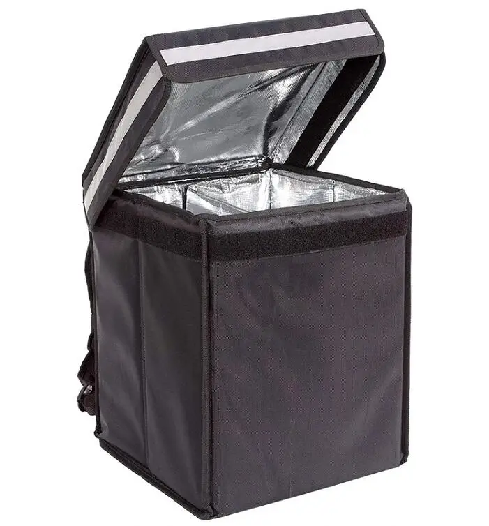 Large Cake Takeaway Box Freezer Backpack Fast Food Pizza Delivery Car Travel Suitcase Bags