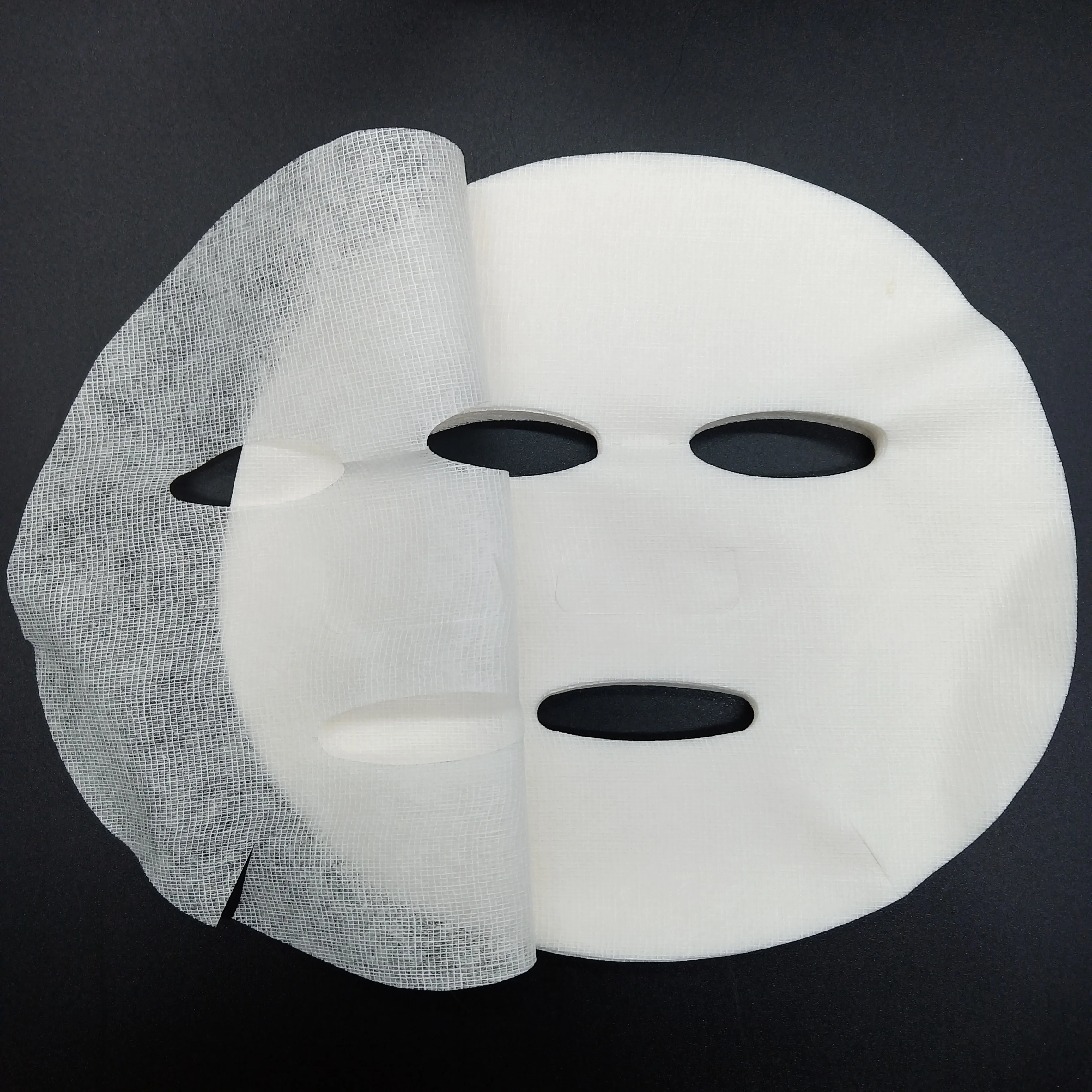 55gsm White 50% cupro fiber gauze medical gauze beauty cosmetics spunlace nonwoven facial mask paper diy sheet