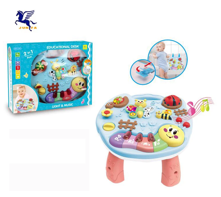 
Wholesale Children Educational Musical Toy Desk Baby Educational Toy Kids Learning Table Toys 