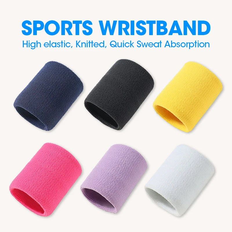 Custom Colorful Elastic Tennis Orthopedic Brace Sweatband Wrist Support Band for Gym Protection