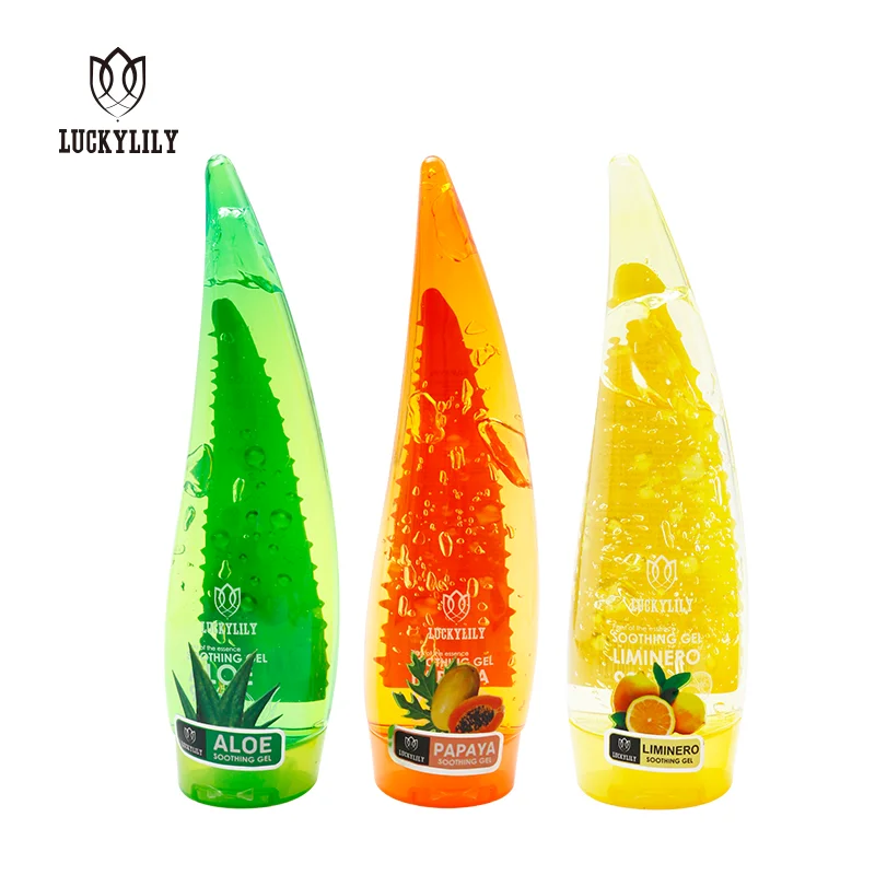 Smoothing Gel De Aloe Vera Skin Repair Face Gel Cream Organic Aloe Vera Gel Custom Logo Natural for Face Care 100 Pure Calming