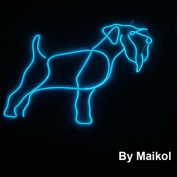  Провод Hilo Neon Luces светящийся неоновый кабель Tira Luz Led USB
