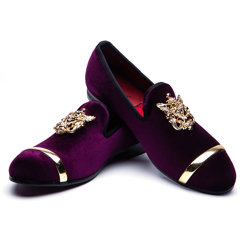 
Luxury Designer Men Casual Loafers Male Slip on Slippers Wedding Shoes 