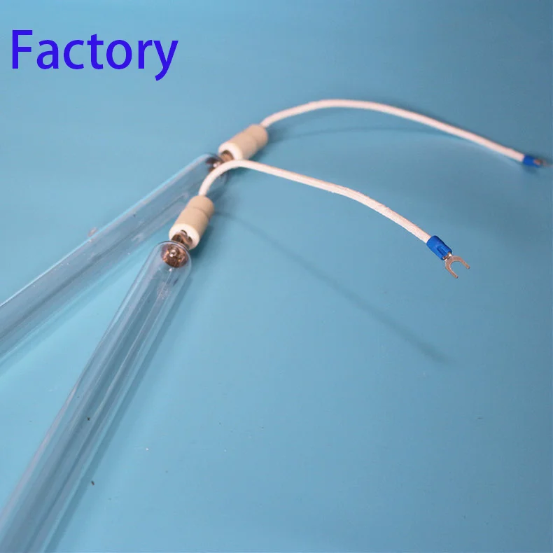 High pressure UV mercury-quartz glass tube lamp 200w-20kw high quality ultraviolet curing lamp for printing machine and printer