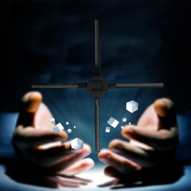 3D Hologram Led Fan With Wifi Wall Price 3D Projector Hologram Project 3d Holographic Display Led Fan 3d Fan Hologram