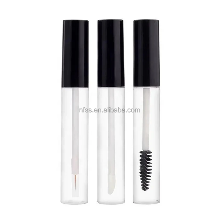 Custom Mousse Matte Empty Silikon Mascara Wand Canned Lash Glue Bottles Lash Spoolies Bottle Lip Scrub Mud Container With Label