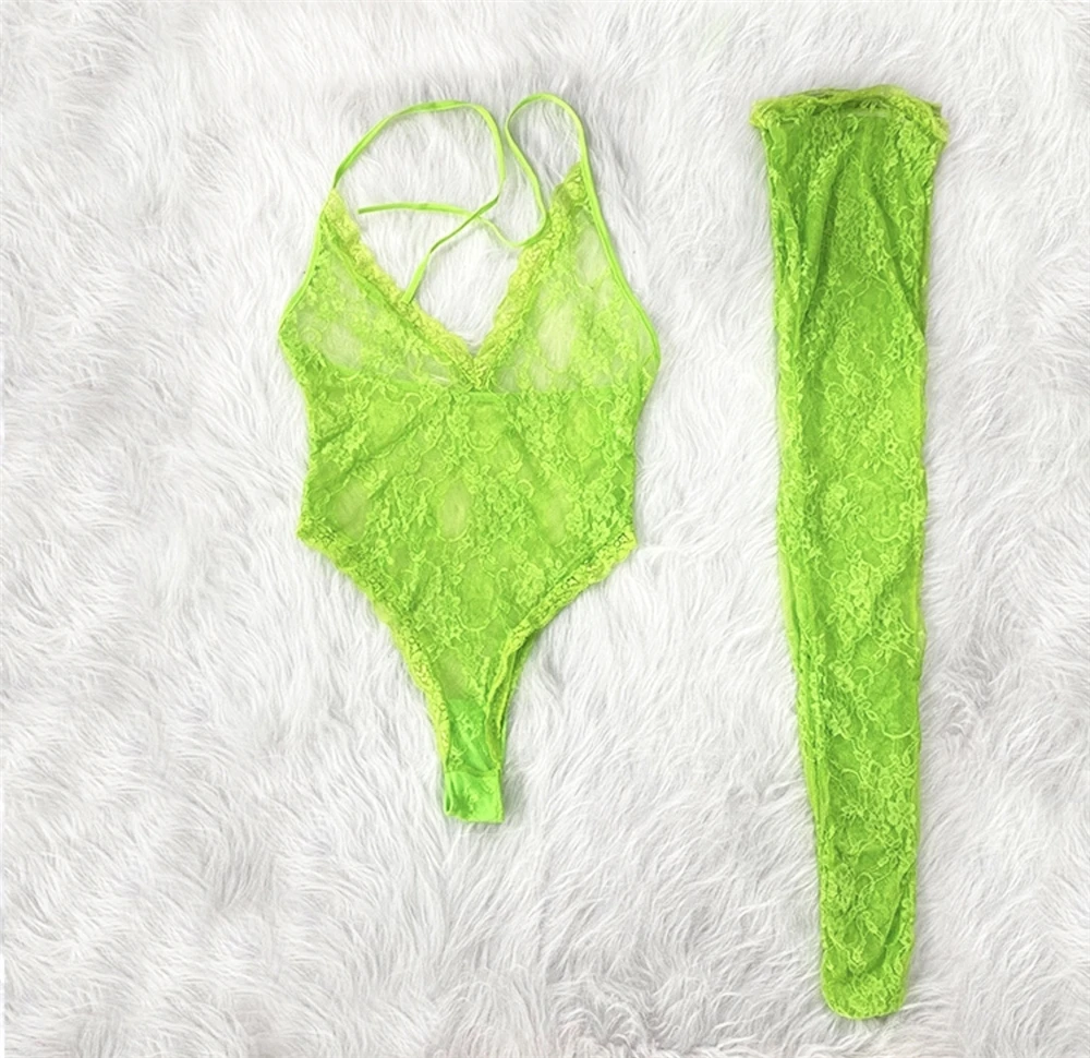 Two Piece 2021 Lingerie Set Sexy Women Bady Doll Lingerie-Sexy Hot Transparent Valentines Day Lingerie