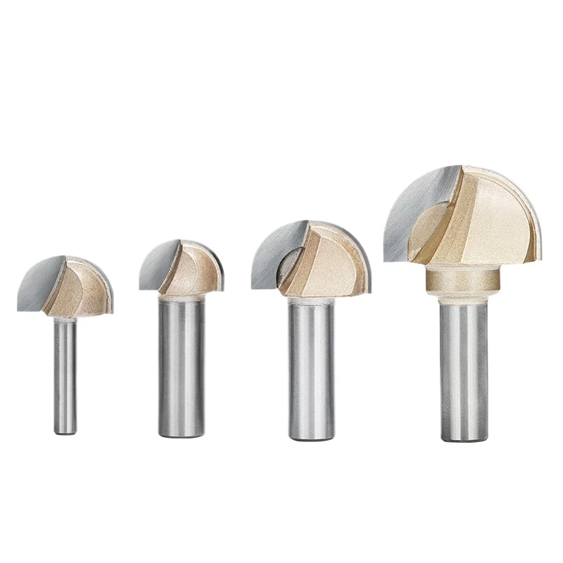 Professional Grade Round Bottom Knife Carbide Woodworking Slotting Milling Cutter Trimming Machine Engraving Machine for Newings