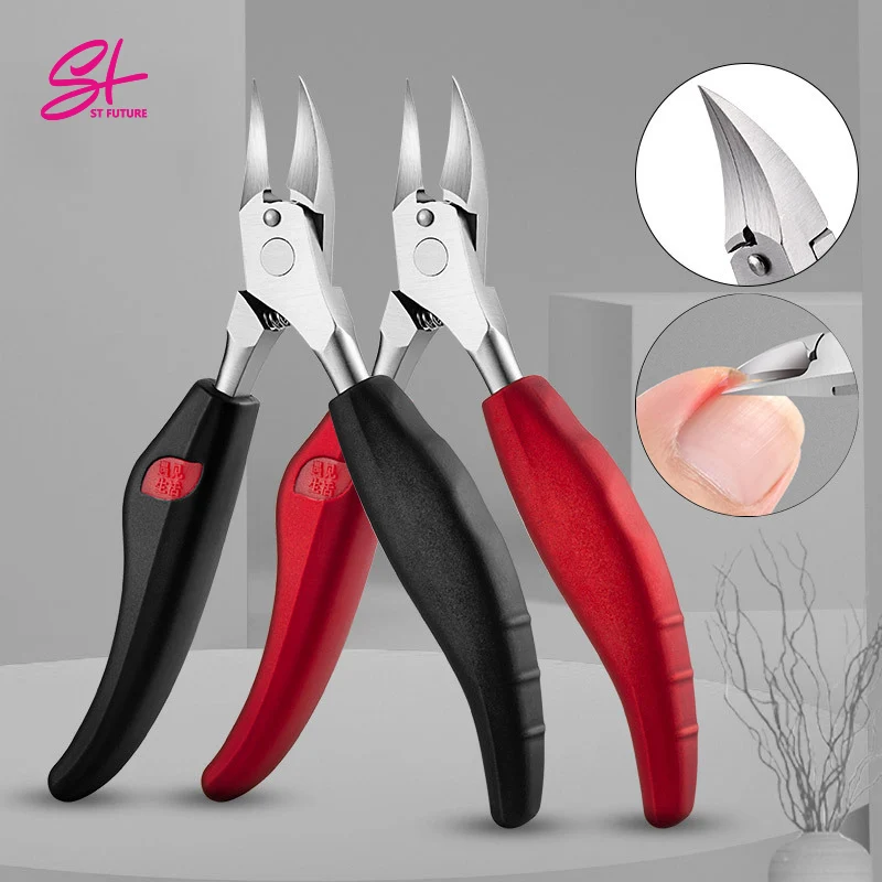 ST FUTURE 3 In 1 New Folding Stainless Steel Podiatry Nail Clipper Professional Ingrown Toenail Cutters Nail Nippers