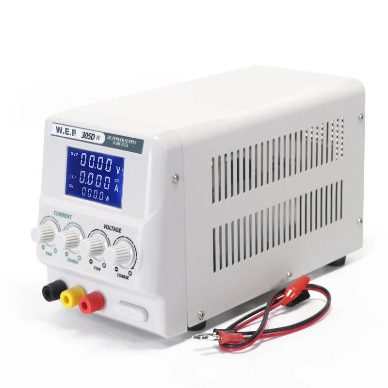 LCD display variable voltage current DC switching power supply WEP 305D-IV