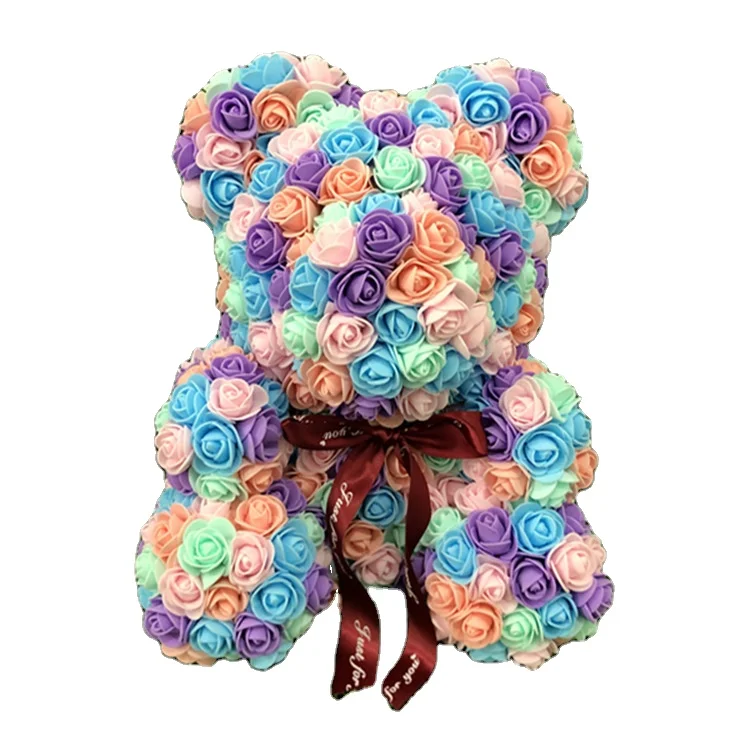 rose teddy bear fashion red low price bear rose with heart bulk 25 cm & 40 cm with box rose bear