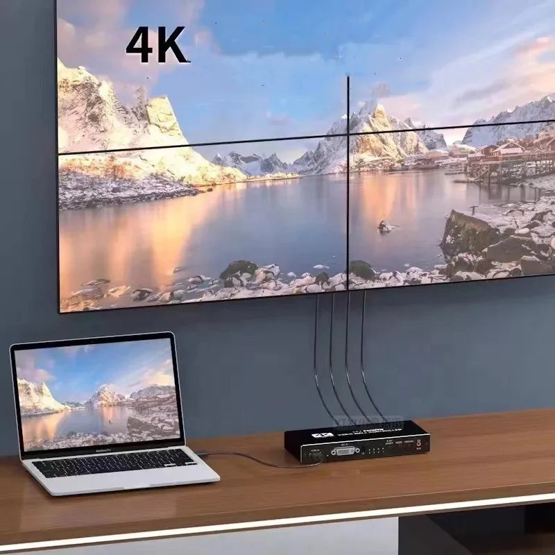 4K 30hz 2x2 HDMI Video Wall Controller