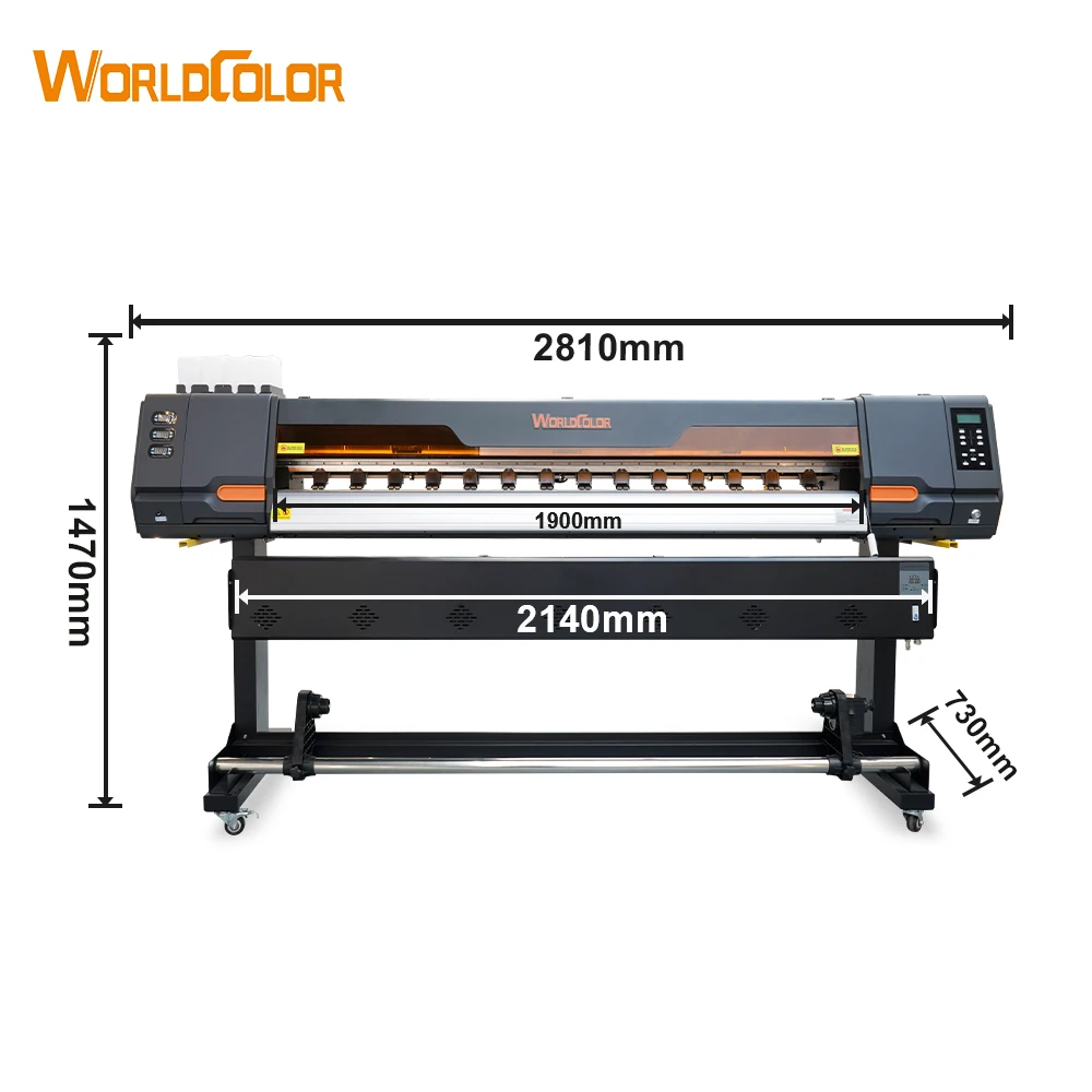 Large Format Eco-Solvent printer DX5 XP600 I3200 Head 1.6m/1.8m/3.2m Poster Vinyl Flex Banner Car Sticker Printing Machine