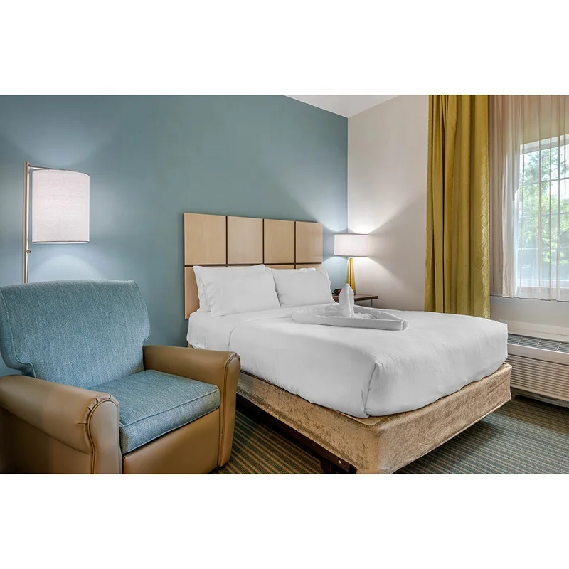 Candlewood Suites 2022 hotel bed bedroom furniture set