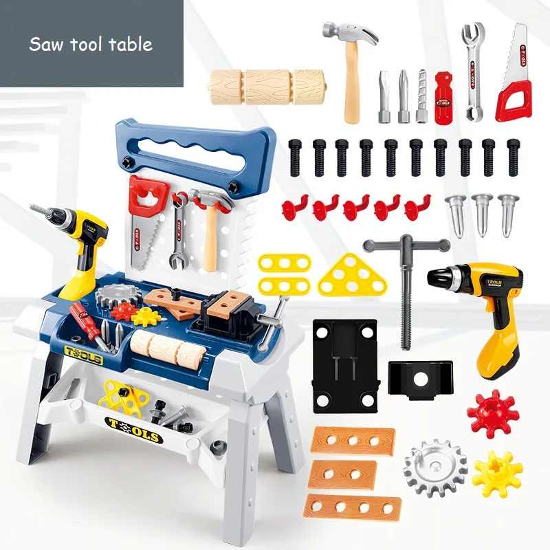 Набор игрушек «сделай сам» 3 в 1, другие игрушки для ролевых игр, строительная скамья, набор инструментов для детей