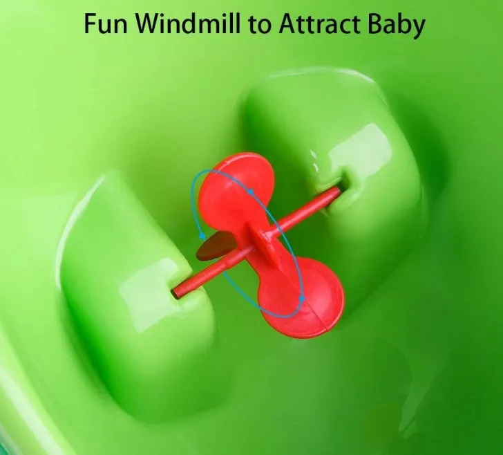 Frog Pee Training Cute Potty Training Urinal for Boys with Sucker Funny Aiming Target Urinals with for Toddler Boy Green Blue