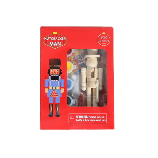 Christmas Decorations New Year Kids Doll Decorations wooden toy soldier nutcracker