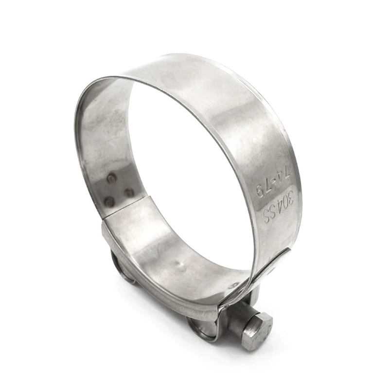 High Strength Clamps Stainless Steel Ss304 Heavy Duty Robust Clamp With Bolts and Nut