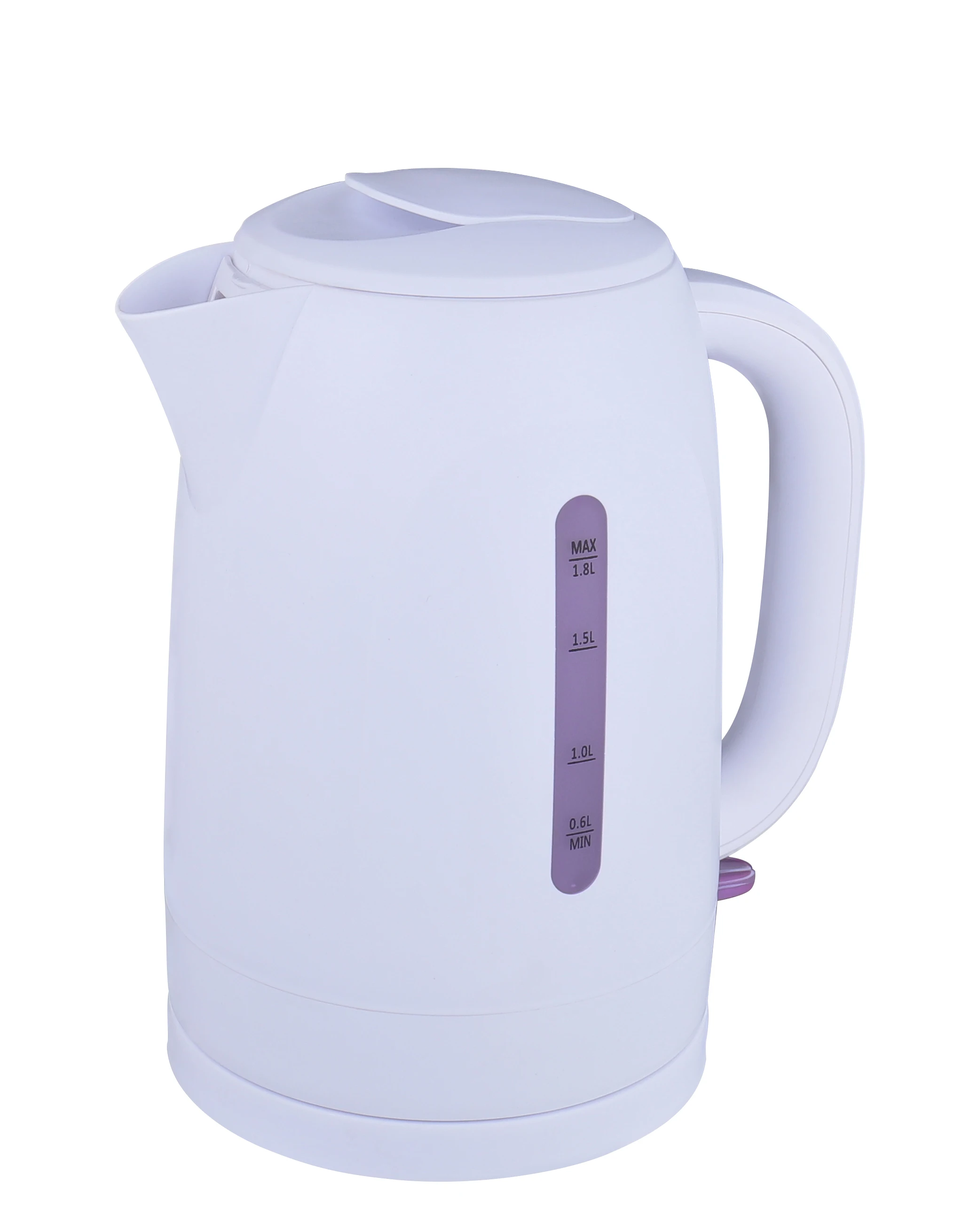 1.8L 360 degree rotatable  plastic kettle with heating element concealed best selling for south america market