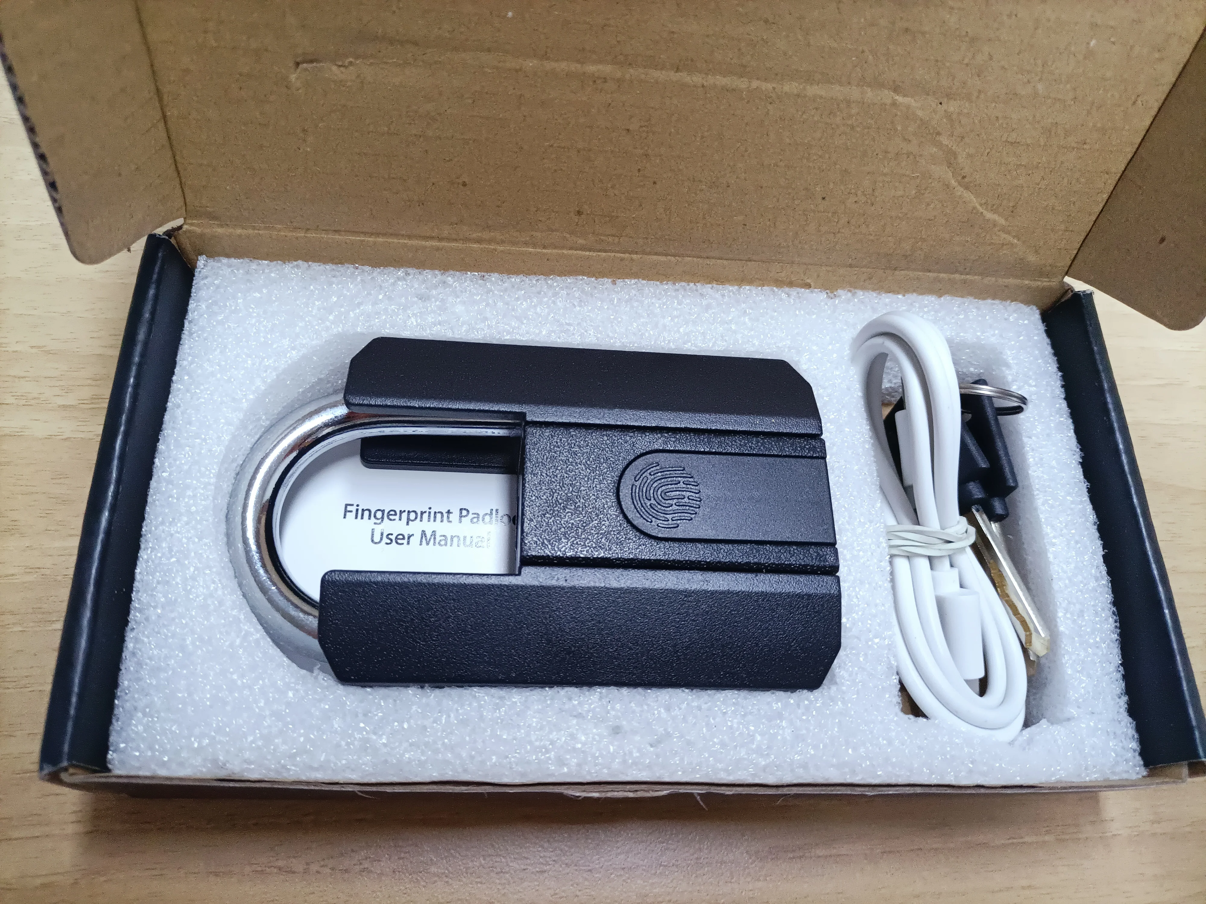 kotonlink Waterproof TTLOCK smart intelligent fingerprint door lock padlock with key