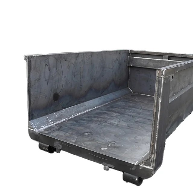 2T4m3-2T5m3 customized garbage sorting and recycling hook lift skip container garbage waste bin