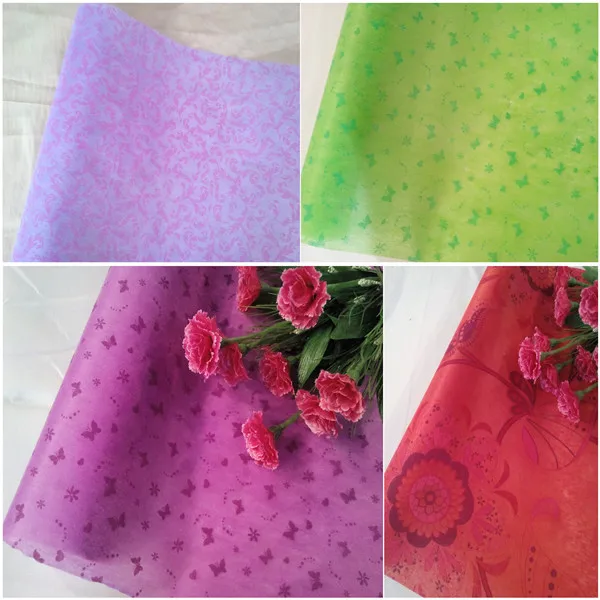 Wholesale Christmas Fabric Printing Non Woven Polypropylene Packaging Materials