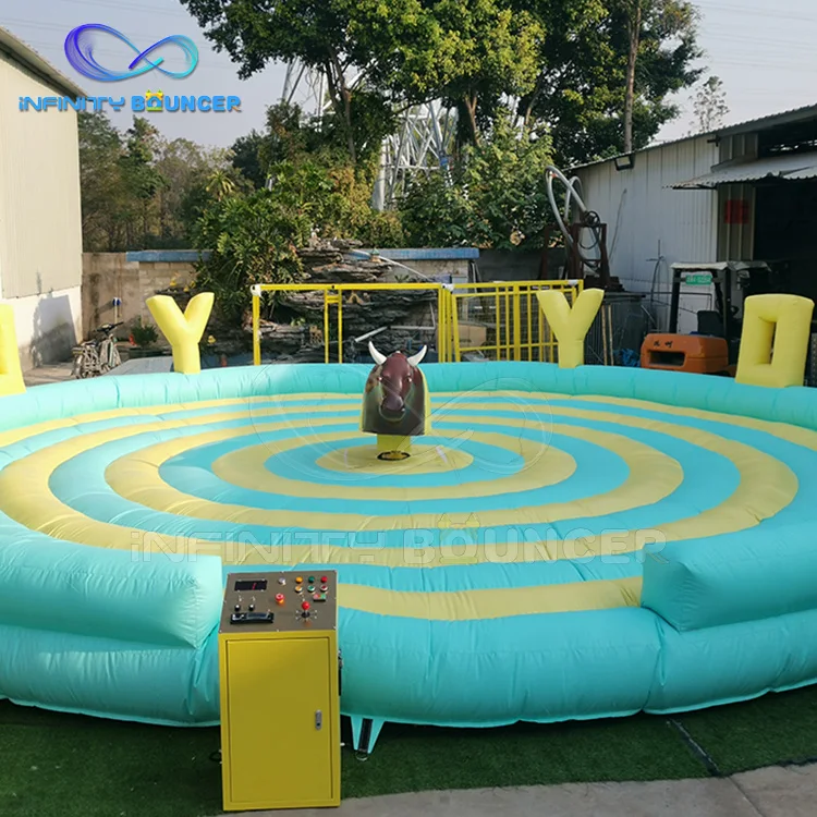 2024 Customized Commercial Inflatable Sport Game Mechanical Rodeo Bull Penis Inflatable Bull Ride Inflatable Bullfighting Game