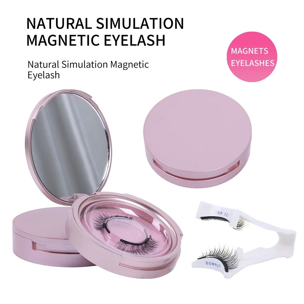 New Arrival Double Layer Invisible Nature Magnetic Eyelashes 3D Quantum Magnetic Lashes Wholesale