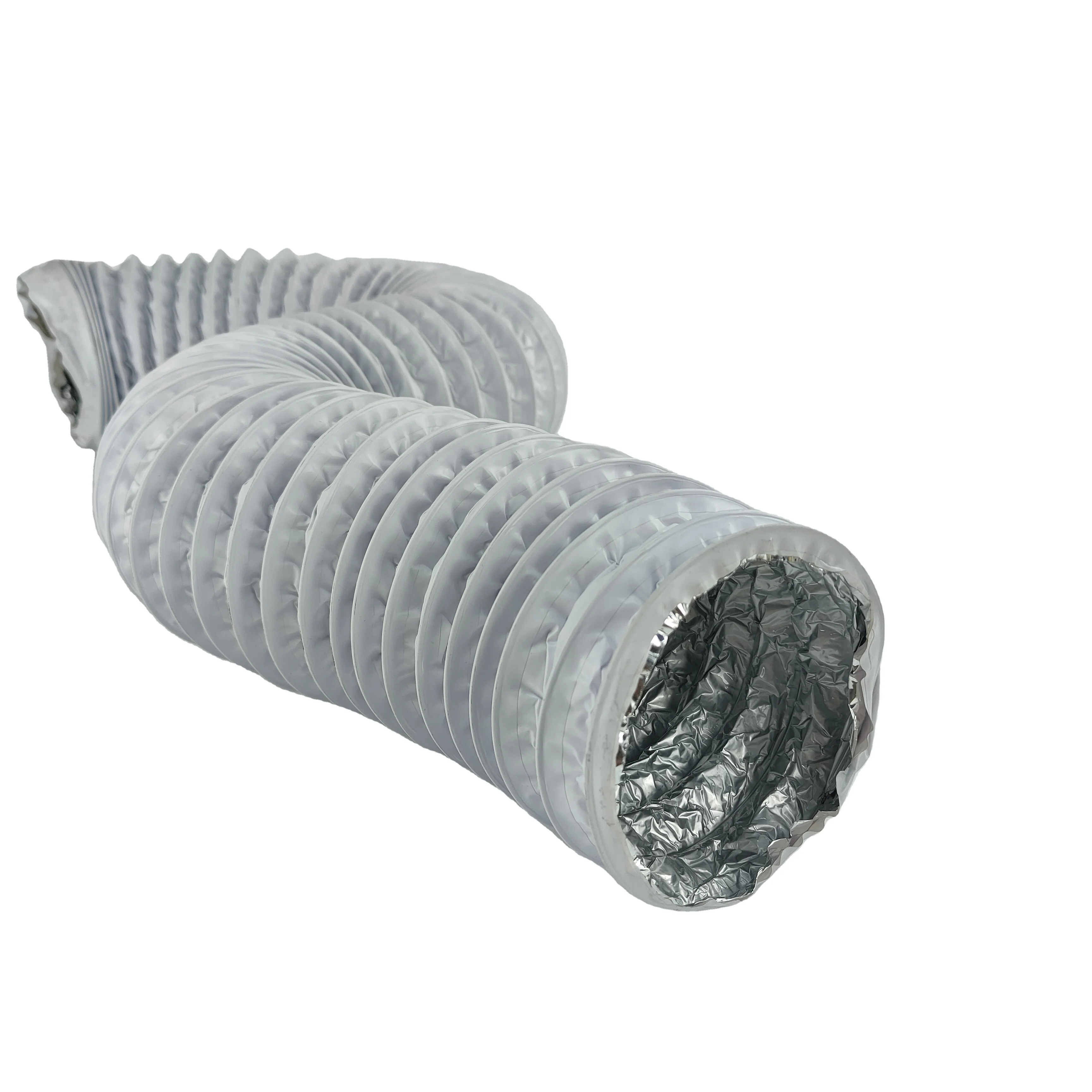 Hstube Radiator PVC and single layer aluminum foil duct pvc coated aluminum conduit