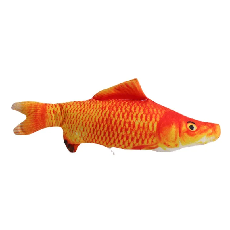 Wholesale USB 3D Fish Shape Cat Toy Floppy Fish Cat Toy Moving Kitten Kicker Fish Toy