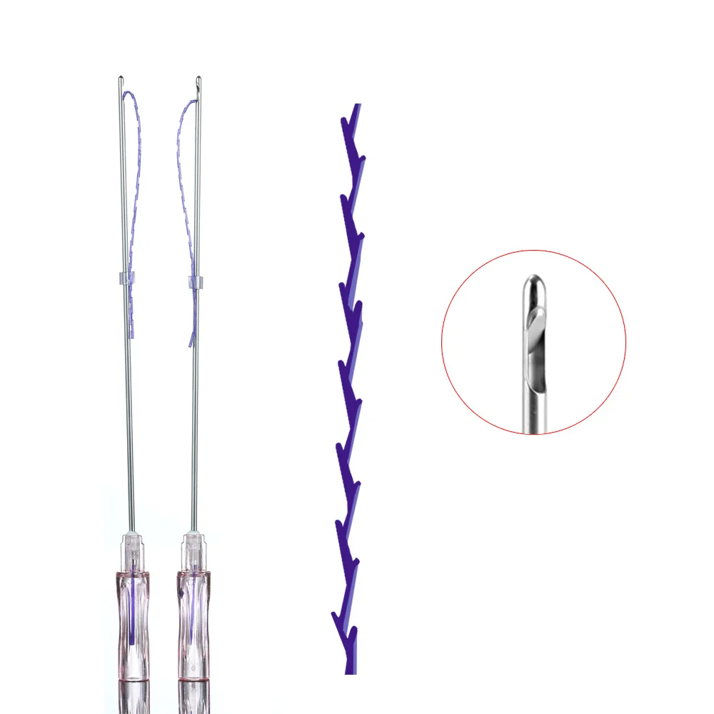 18g 100mm Fish Bone Molding Cog W Blunt For Hypodermic Mesotherapy Needle