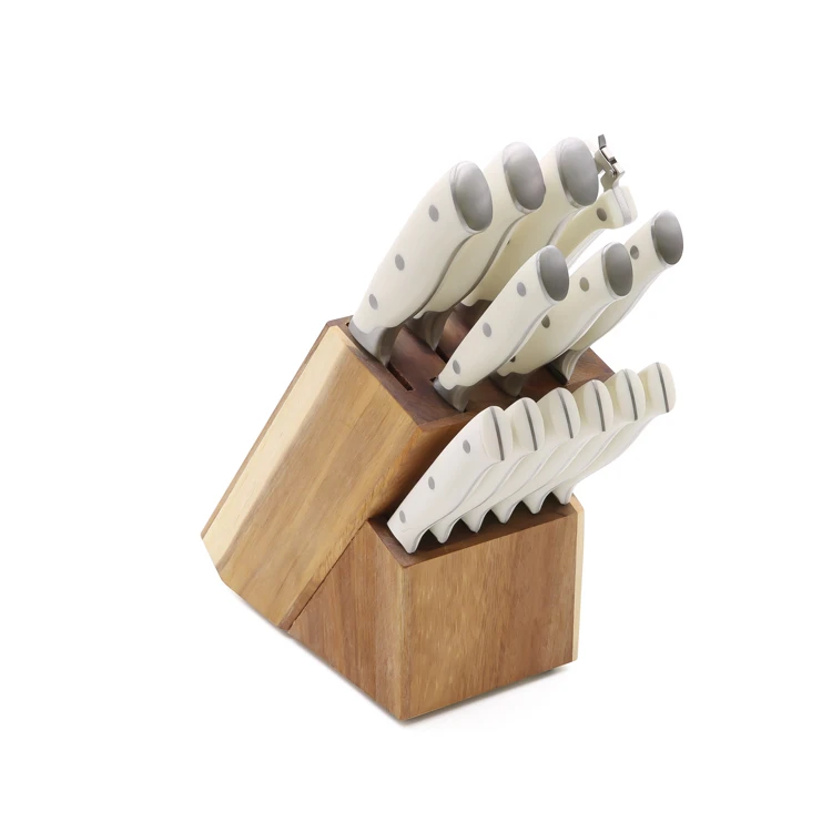 Набор кухонных ножей из нержавеющей стали, 14 шт.