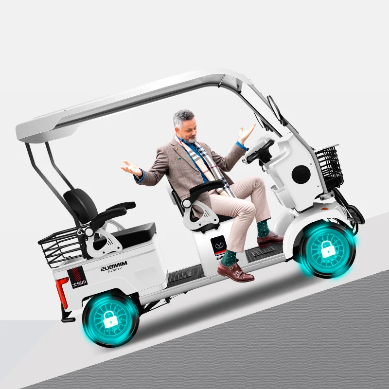 hot sale old people Four 4 wheeler Two Seater disable 600w/800w/1200w electric mobility scooters bike electric tricycle