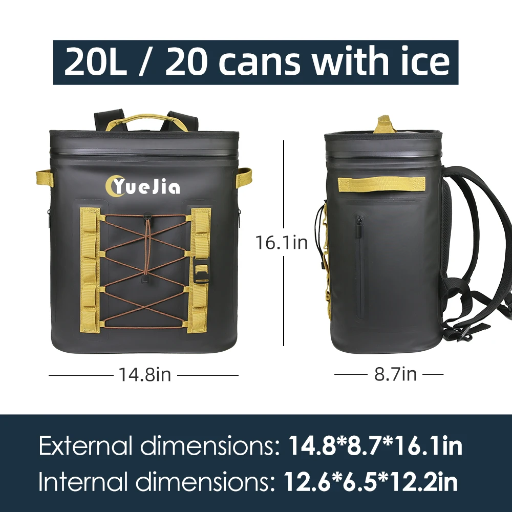 Leak-proof Soft Sided Cooler Backpack Waterproof Insulated Backpack Cooler Bag Large Capacity Backpack With Unique Gift Ideas