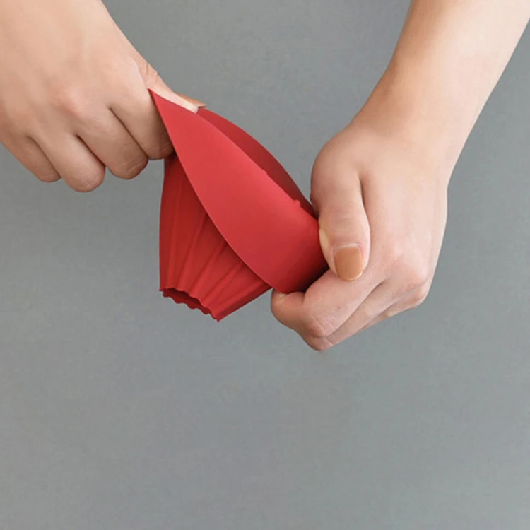 OEM&ODM New Design Eco Friendly Hand-brewed Silicone Reusable Cone Coffee Dripper Filter Cup