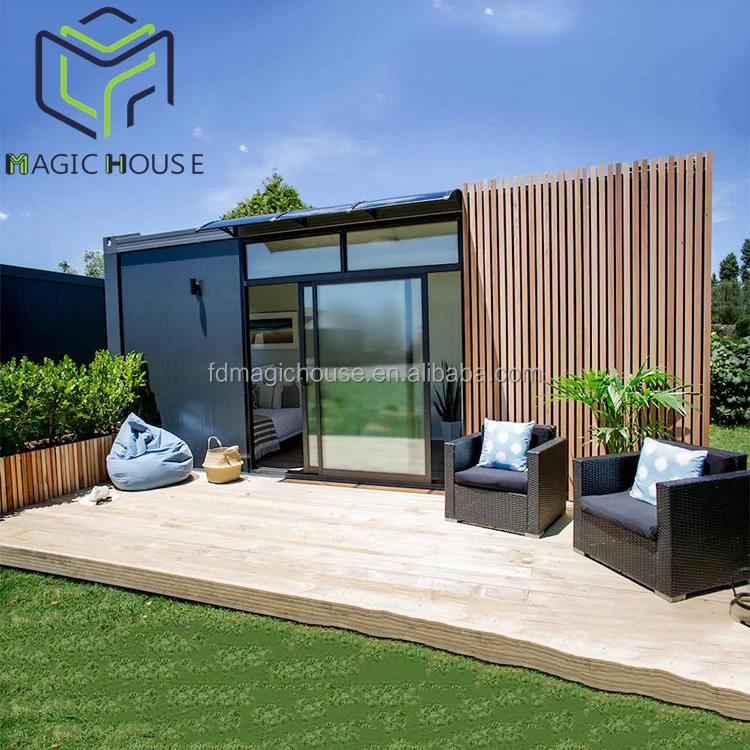 Compact Container Office US Standard 20HQ Office with Bathroom and Foldable Bed Container office with toilet