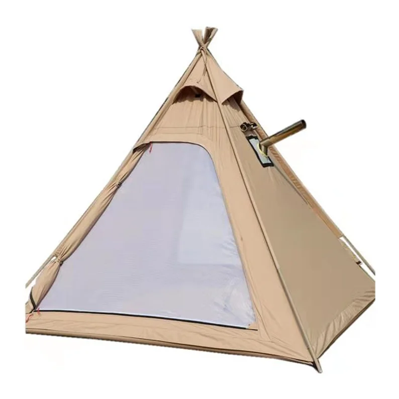 
China Supplier Wholesale Cotton Camping Tent Rain Tarp Camping Outdoor Tent 