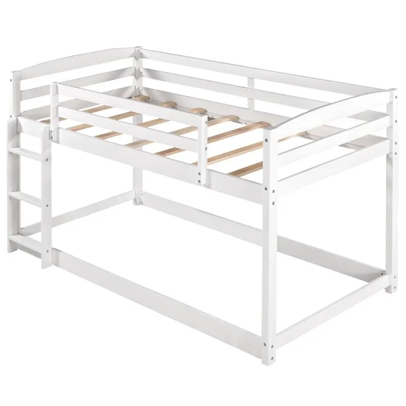 Twin bed frame furniture solid wood double kids child bunk beds price lit superpose