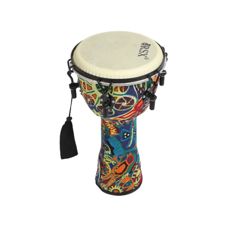 Professional African Djembe Drum Bongo Wood Standard Size Good Sound Musical Instrument Percussion Hand Drum Wood Body