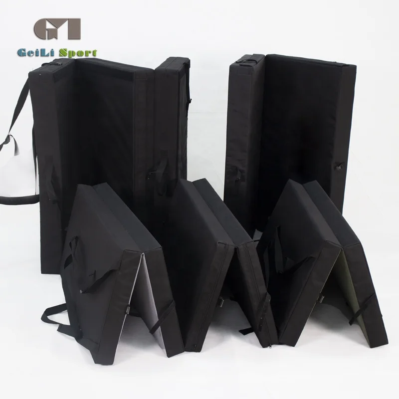 Factory wholesale foldable rock boulder mat crash pad crashpad climbing for outdoor climbing