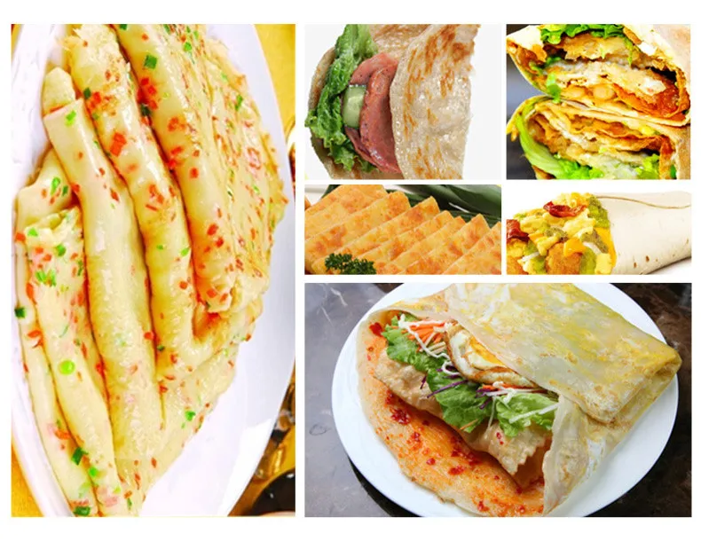Commercial Restaurant Crepe Pancake Making Machine Single plate Crepe Makers